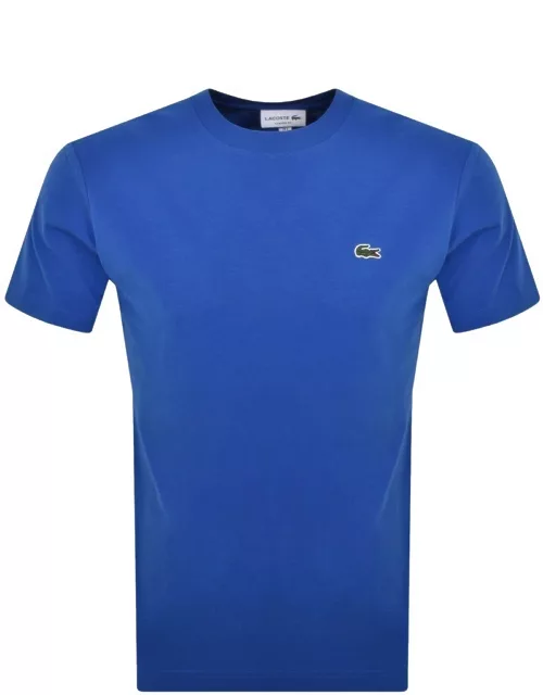 Lacoste Crew Neck T Shirt Blue