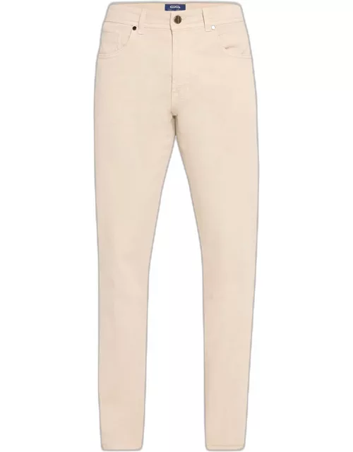 Men's Cotton-Stretch Slim 5-Pocket Pant