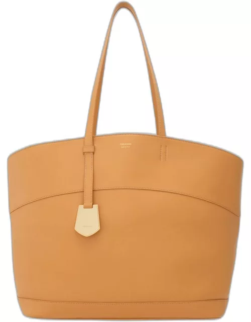 Charm Large Leather Tote Bag
