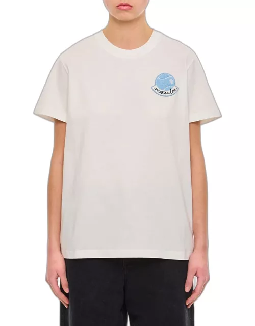 Moncler Regular T-shirt W/printed Detail White
