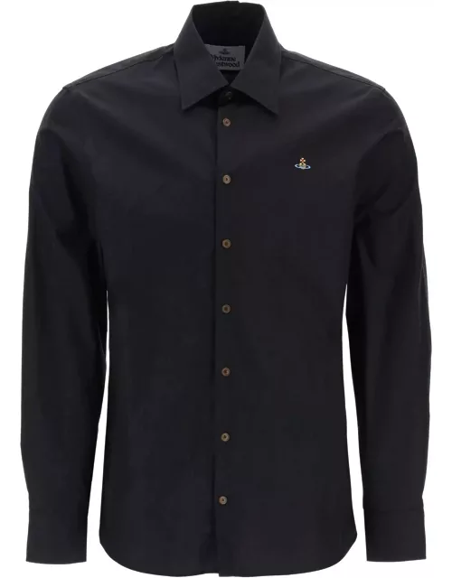 VIVIENNE WESTWOOD ghost shirt with orb embroidery