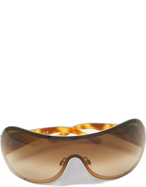 Chanel Brown Havana/Brown Gradient 4148 Crystal CC Shield Sunglasse