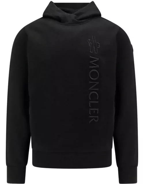 Moncler Logo Embroidered Hooded Sweatshirt