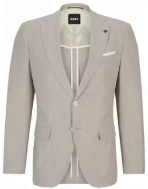 Slim-fit jacket- Beige Men's Sport Coat