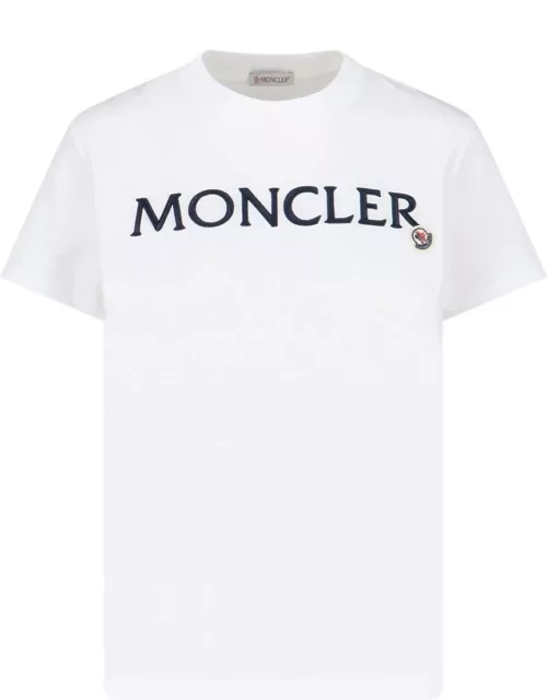 Moncler Logo Embroidery T-Shirt