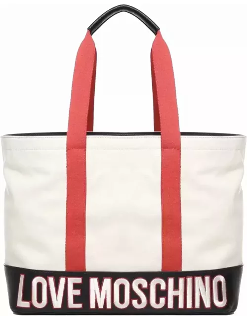 Love Moschino Cotton Free Time Shopping Bag