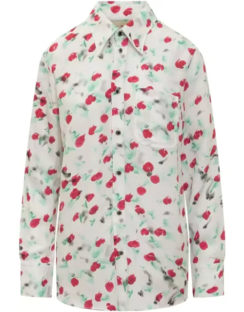 Marni All-over Floral Printed Shirt