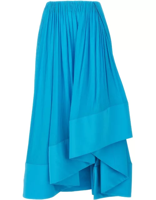 Lanvin Asymmetrical Midi Skirt