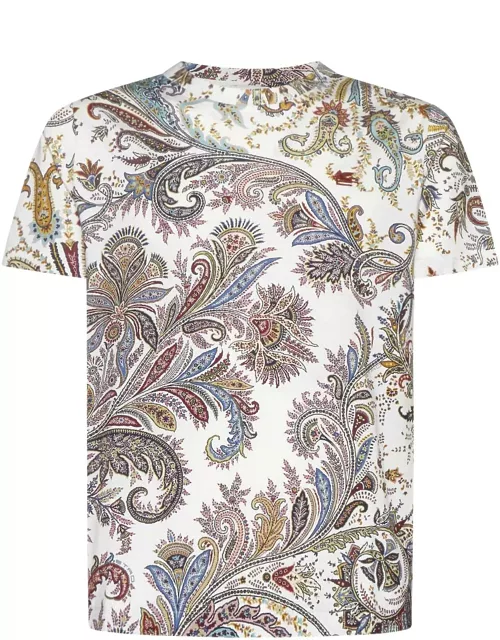Etro Paisley Print Cotton T-shirt