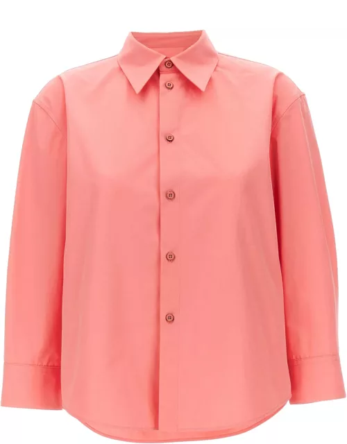 Jil Sander Shirt In Rose-pink Cotton