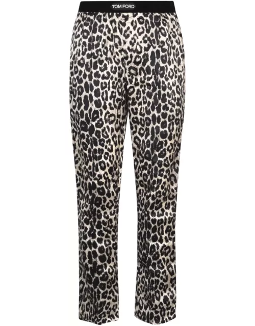 Tom Ford Silk Pajama Printed Trouser