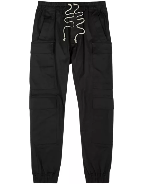 Rick Owens Mastodon Stretch-cotton Cargo Trousers - Black - 48 (IT48 / M)