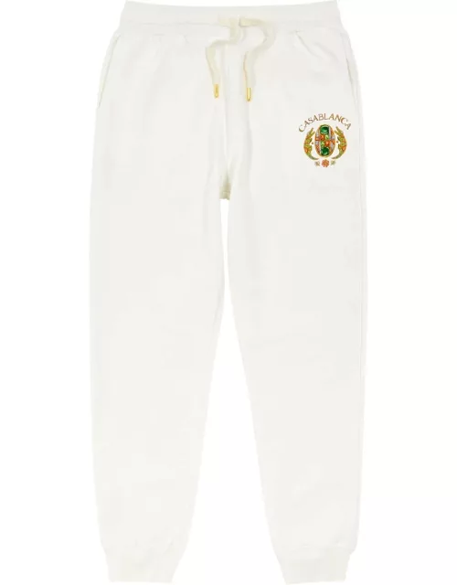 Casablanca Joyaux D'Afrique Tennis Club Cotton Sweatpants - Off White