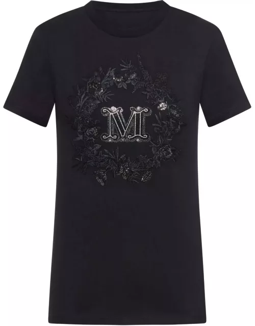 Max Mara Logo Embellished Crewneck T-shirt