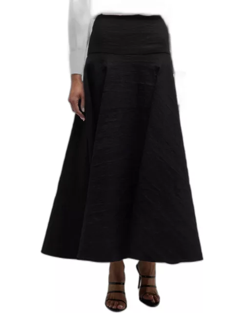 The Ember Yoked Drop-Waist Full Skirt