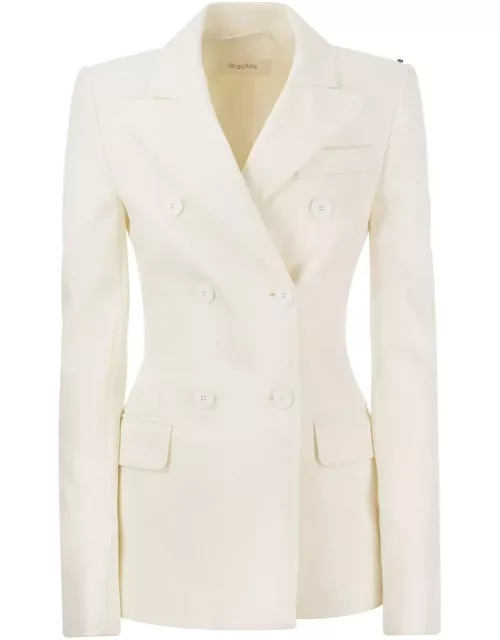 SportMax Double-breasted Long-sleeved Jacket
