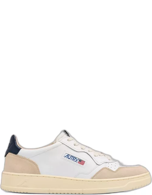 Men's Medalist Mixed Leather Sneaker
