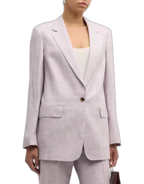 Blanchet Silk-Blend Blazer Jacket