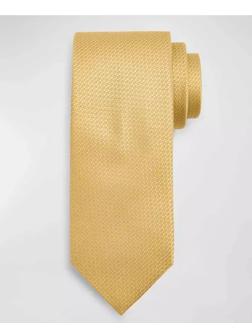 Men's Textured Silk Tie