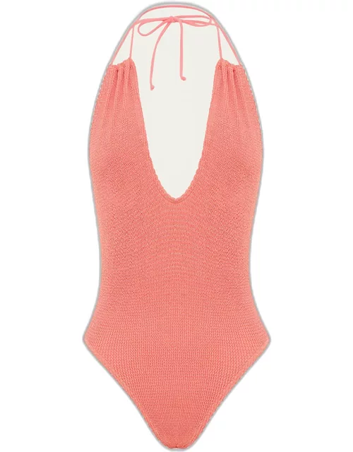 Bisou Halter One-Piece Swimsuit