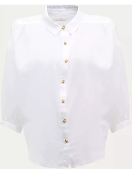 The Breeze Button-Front Top