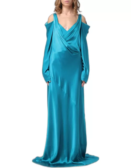 Dress ALBERTA FERRETTI Woman colour Blue