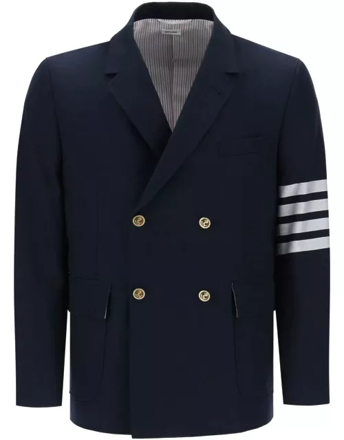 THOM BROWNE 4-Bar double-breasted jacket