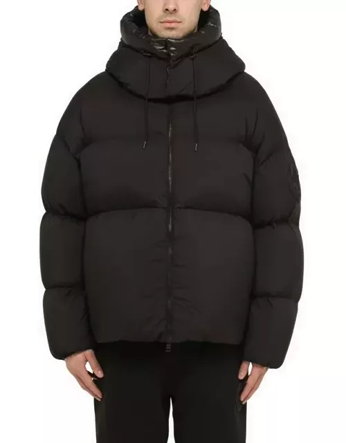 Antila black matt nylon down jacket
