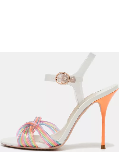 Sophia Webster Multicolor PVC And Jelly Coralie Ankle Strap Sandal