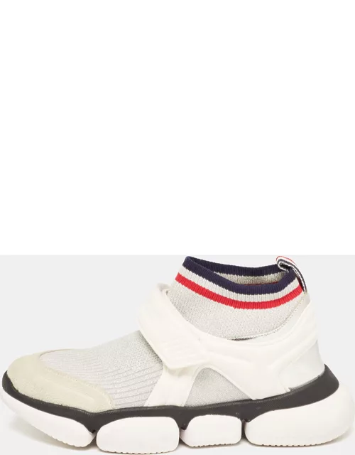 Moncler Multicolor Neoprene and Rubber Emilien Lace Up Sneaker