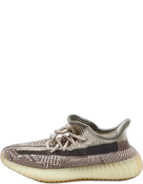 Yeezy x Adidas Brown Knit Fabric Boost 350 V2 Zyon Sneaker