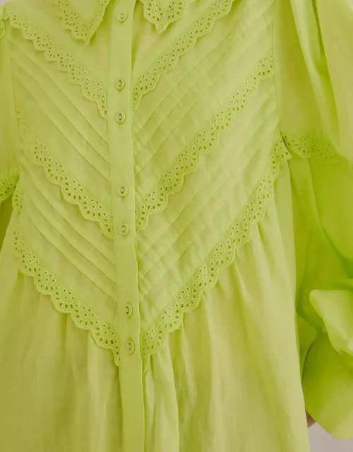 Neon Green Long Sleeve Shirt, NEON GREEN /