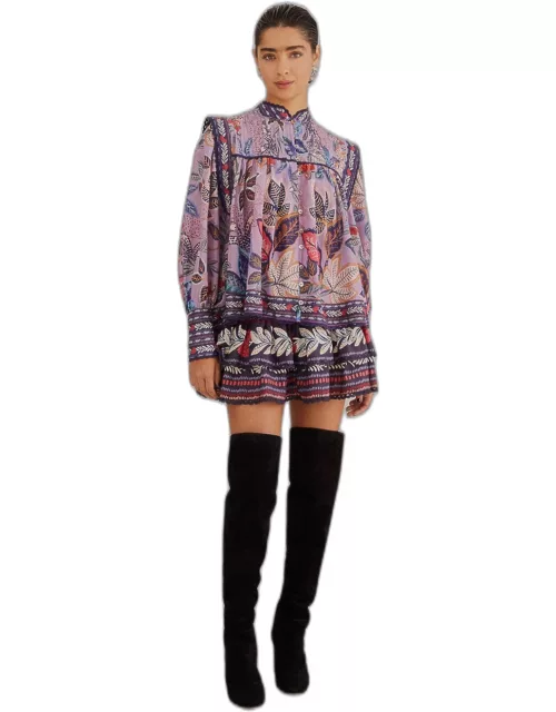 Lavender Wild Night Mini Skirt, WILD NIGHT LAVENDER /