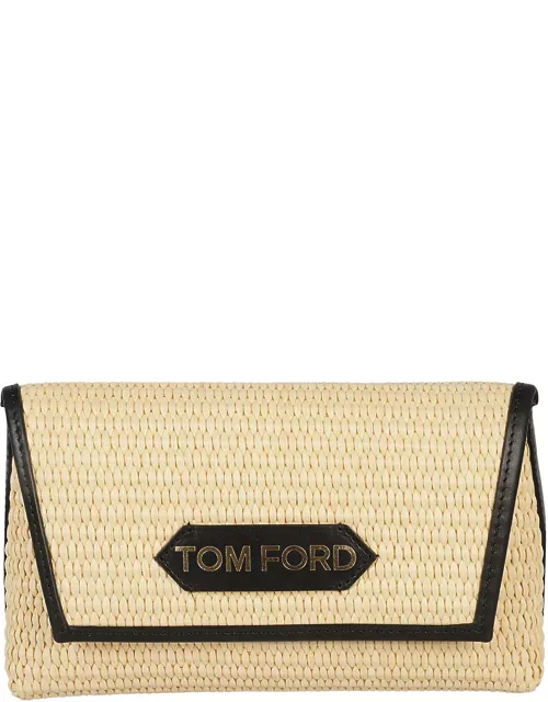 Tom Ford Weave Logo Patch Tote
