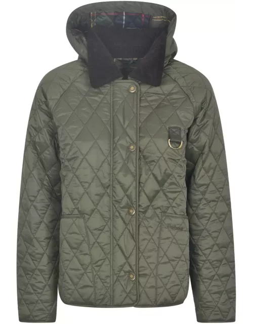 Barbour Tobymony Hooded Quilted Jacket