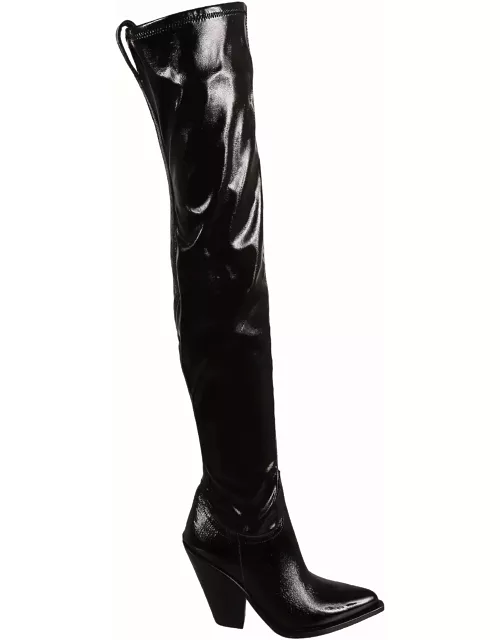 Sonora Stretch Patent Over The Knee Boot