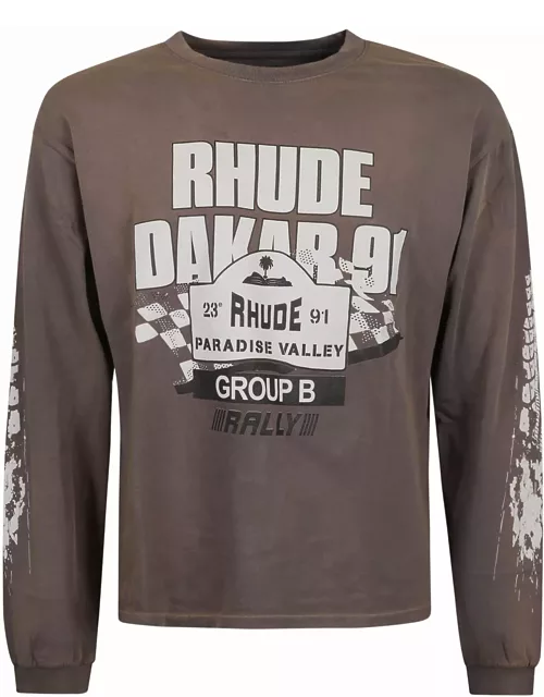 Rhude Logo Print Sweatshirt