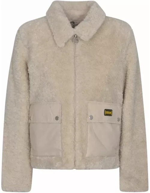 Barbour Pocket Detail Fur Coated Jacket