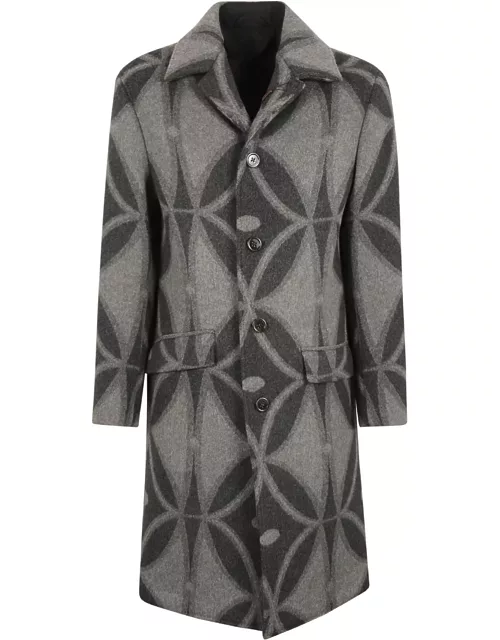 Etro Patterned Button-up Coat