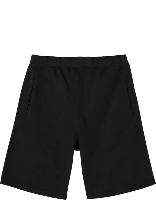 Kenzo Logo-print Cotton Shorts - Black