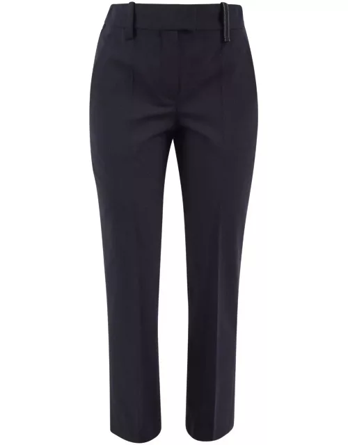 Brunello Cucinelli Tailored Cropped Pant