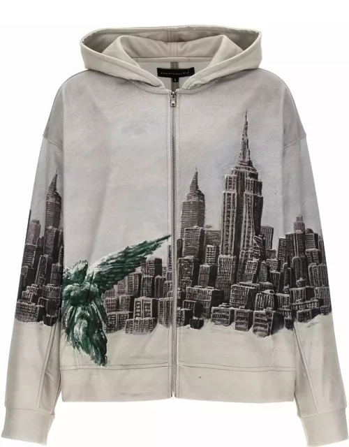 Who Decides War angel Over The City Hoodie