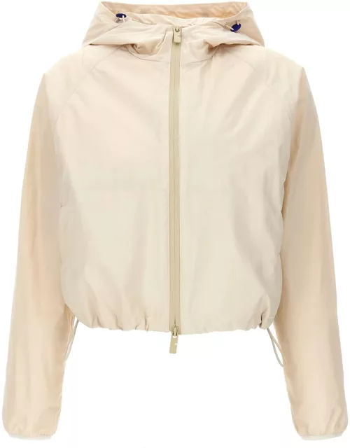 Burberry Cropped Hooded Jacket