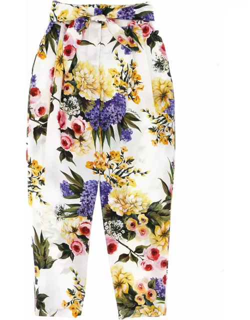 Dolce & Gabbana Floral Print Trouser