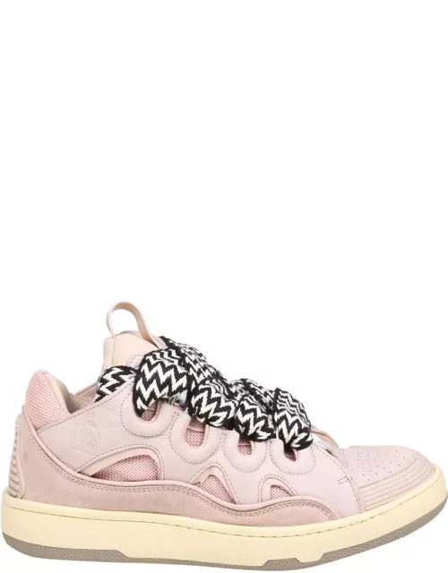 Lanvin Skate Sneakers In Pink Leather