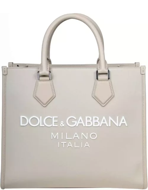 Dolce & Gabbana Logo Detail Top Handle Shopper Bag