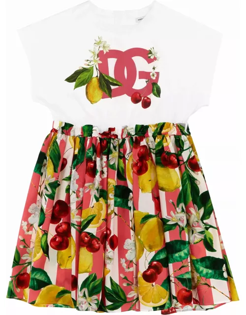 Dolce & Gabbana Fruit Print Dres