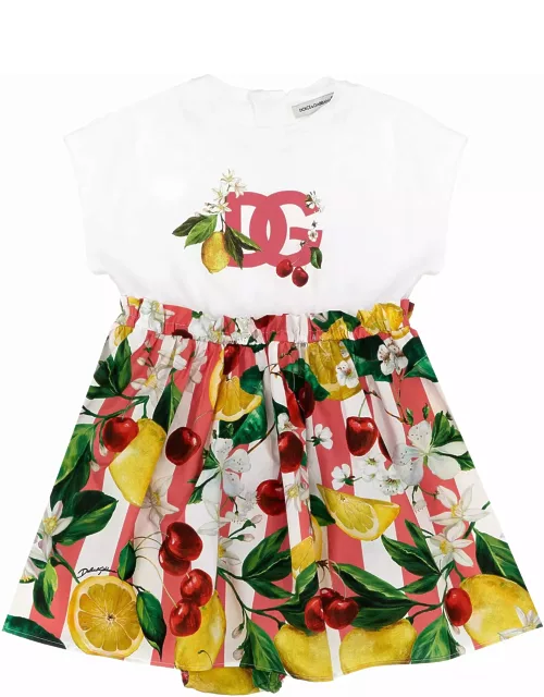 Dolce & Gabbana Fruit Print Dres