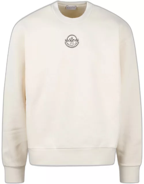 Moncler Genius Crew-neck Sweatshirt With Logo Print