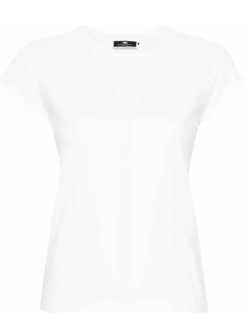 Elisabetta Franchi Short Sleeves Logo T-shirt
